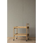 Karimoku Case N-T01 trolley, lacquered oak, decoration image