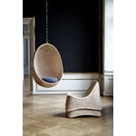 Sika-Design Hanging Egg chair, natural rattan - dark grey
