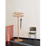 Fredericia ND09 coat stand, oiled oak, view 2