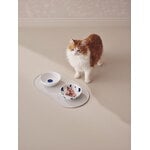 Alessi Itsumo - Yunoki Pet kissan vesikulho, valkoinen - sininen, näkymä 2