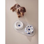 Alessi Itsumo - Yunoki Pet Hundefutternapf, klein, weiß - blau, dekorationsbild
