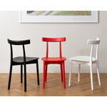 Nine Skinny side chair, red stained ash, decoration image