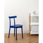 Nine Skinny side chair, blue stained ash, decoration image