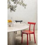 Nine Skinny side chair, red stained ash, decoration image