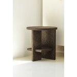 Nine Tee side table, round, smoked cork, decoration image