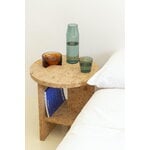 Nine Tee side table, round, natural cork, decoration image