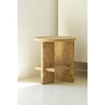 Nine Tee side table, round, natural cork, decoration image