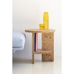 Nine Tee side table, round, natural cork, decoration image