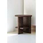 Nine Tee side table, round, smoked cork, decoration image