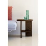 Nine Tee side table, round, smoked cork, decoration image