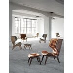 NORR11 Mammoth chair, dark smoked oak - Dunes Camel 21004 leather