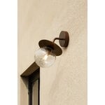 Nuura Liila Outdoor wall lamp, dark bronze - optic clear