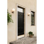 Nuura Miira Outdoor wall lamp, dark bronze - opal