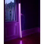 HAY Neon Tube Slim LED valoputki, 120 cm, pinkki