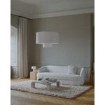 New Works Margin portable table lamp, white canvas, decoration image