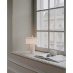 New Works Margin portable table lamp, white canvas, decoration image