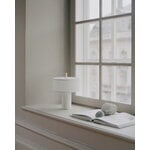 New Works Margin portable table lamp, white canvas, decoration image