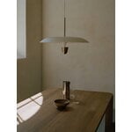 New Works Kantarell pendant lamp, 55 cm, nickel - white, decoration image