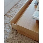 New Works Mass High coffee table with drawer, oak, decoration image