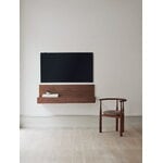 New Works Tana wall mounted media module, walnut, decoration image