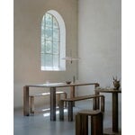 New Works Kantarell pendant lamp, 55 cm, nickel - white, decoration image