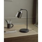 New Works Material table lamp, stainless steel