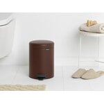 Brabantia Poubelle à pédale newIcon, mineral cosy brown