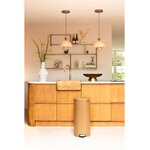 Brabantia newIcon poljinroska-astia, 30 L, warm brass, sisustuskuva