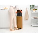 Brabantia newIcon poljinroska-astia, 30 L, warm brass, sisustuskuva