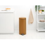 Brabantia newIcon poljinroska-astia, 30 L, warm brass, sisustuskuva