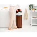 Brabantia newIcon poljinroska-astia, 30 L, warm bronze, sisustuskuva