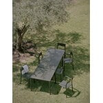 New Works May table, 170 x 85 cm, dark green