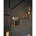 New Works Kizu bärbar bordslampa, Breccia Pernice-marmor