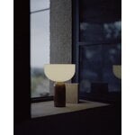 New Works Kizu bärbar bordslampa, Breccia Pernice-marmor
