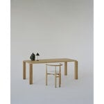 New Works Table de salle à manger, 200 x 95 cm, chêne naturel