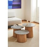 Fredericia Niveau coffee table, 61 cm, oiled ash - tundra grey