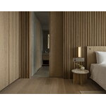 Karimoku Case N-ST01 side table, 50 x 50 cm, lacquered oak - marble, decoration image
