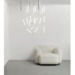 Normann Copenhagen Reb ceiling lamp 5, white, decoration image