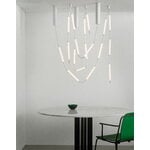 Normann Copenhagen Reb ceiling lamp 8, white, decoration image