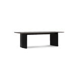Normann Copenhagen Tavolo Panel, 90 x 250 cm, nero - marrone scuro, immagine decorativa