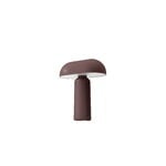 Normann Copenhagen Porta ladattava pöytävalaisin, ruskea, sisustuskuva