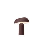 Normann Copenhagen Porta ladattava pöytävalaisin, ruskea, sisustuskuva