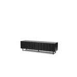 Normann Copenhagen Rib senkki, matala, 175 cm, musta, sisustuskuva