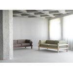 Normann Copenhagen Kube Sofa, 3-Sitzer, Kiefer - Remix 133 grau, dekorationsbild