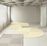 Normann Copenhagen Alfombra Level, amarillo claro, imagen de decoración