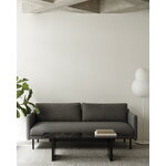 Normann Copenhagen Rar 2-seater sofa, Re-born dark grey