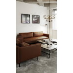 Normann Copenhagen Rar 2-seater sofa, cognac Omaha leather