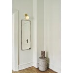 Nuura Apiales wall lamp, brushed brass - opal white