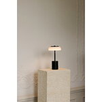 Nuura Lampada da tavolo portatile Blossi Mini, nero - opale, immagine decorativa