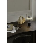 Nuura Lampada da tavolo portatile Blossi Mini, nero - opale, immagine decorativa